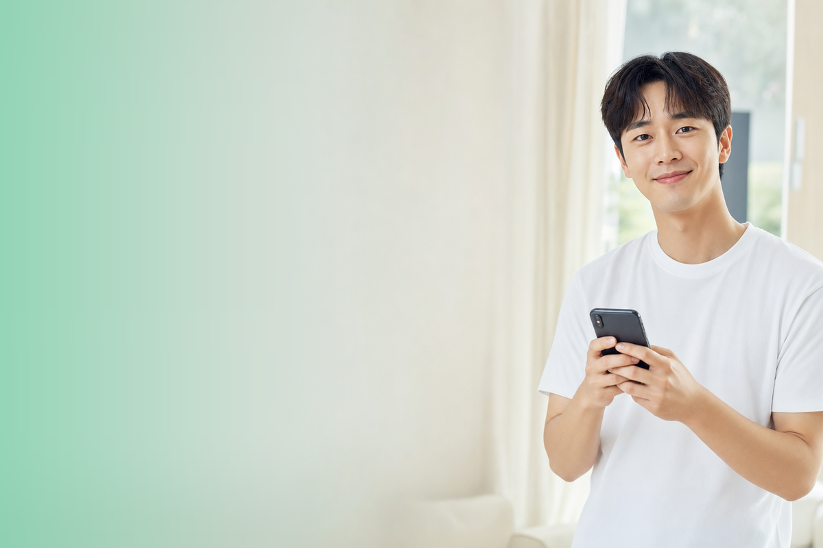 다음머니 앱카드결제 휴대폰 앱을 보는 고객